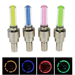 YS818 Waterproof LED Tyre Wheel <b>Cap</b> Light 7 Colors Flashing Bike Tire <b>Stem</b> Lamp Neon Lights for Car Bicycle Motorcycle - Product Image 2