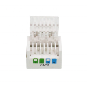 Cat3 <span class=keywords><strong>RJ11</strong></span> 4 Pin modulare Jack UTP Tool Free 90 gradi Jack telefonico per prodotti di telecomunicazione - Product Image 4