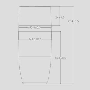 Botol Deodoran <span class=keywords><strong>Roll</strong></span>-<span class=keywords><strong>on</strong></span> Plastik Putih Isi Ulang Kosong 50ml dengan Bola 35.5mm - Product Image 5