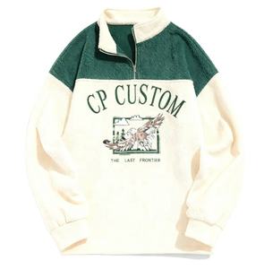 <span class=keywords><strong>Felpa</strong></span> <span class=keywords><strong>con</strong></span> Cappuccio Personalizzata <span class=keywords><strong>con</strong></span> Logo, Casual, da Golf, Manica <span class=keywords><strong>Lunga</strong></span>, Leggera, <span class=keywords><strong>con</strong></span> <span class=keywords><strong>Zip</strong></span> 1/4, per Uomo - Product Image 5