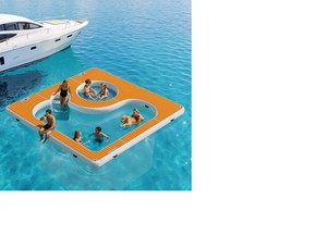 Piscina Flotante Inflable de Lujo para Exteriores, Anti Medusas, para Natación en el Mar, con Red Anti Medusas - Product Image 2