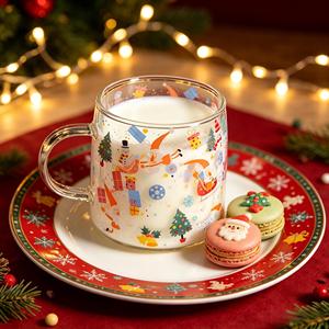 Adecuado para Café, Leche, Chocolate Caliente, Jugo, Agua, Té, Uso Diario en el Hogar, Decoración de Mesa para Fiestas Navideñas y Regalos Navideños - Product Image 4