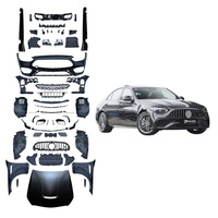 Kit de conversion extérieur complet pour la Classe C W206 2022-2023, mise à niveau sport vers C63S AMG avec calandre, pare-chocs et diffuseur