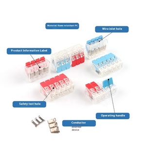 <span class=keywords><strong>Kit</strong></span> de connecteur de fil rapide 2P 3P 5P Boîte de connecteur de borne mixte pour des connexions efficaces - Product Image 4