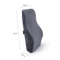 Coussin de siège en mousse à mémoire de forme Butterfly Hollow, soutien lombaire, soulagement de la pression du coccyx, ergonomique, lavable, vente en gros