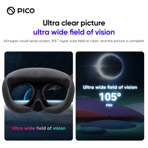 Casque de réalité virtuelle Pico 4 VR RTS 8G 256G tout-en-un, lunettes VR 3D <span class=keywords><strong>Pico4</strong></span>, écran 4K+ pour le Metaverse et le jeu en streaming - Product Image 4
