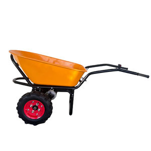 घरेलू मोटा 2 पहिया कृषि निर्माण स्थल व्हीलबैरो रेत निर्माण अपशिष्ट इलेक्ट्रिक टिपर व्हीलबारो - Product Image 3