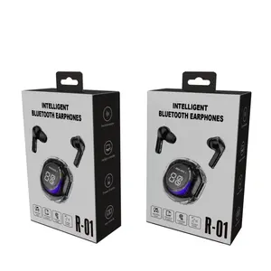 Caixa De Auscultadores Preta Com Gancho Impresso Smart Bluetooth Gaming Headphone Box Embalagem De Produtos Eletrônicos Para Caixa De Auscultadores De Esportes