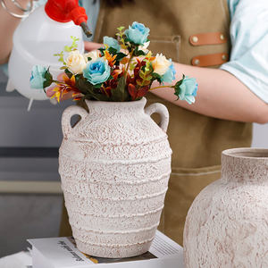 Redeco <span class=keywords><strong>2023</strong></span> diseño de arte superficie irregular florero de boda jarrón de cerámica para decoración del hogar - Product Image 2