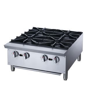 Groothandel Roestvrij Staal Commercieel Restaurant <span class=keywords><strong>Gas</strong></span> 4 Branders Fornuis Aanrecht Lpg Gasbrander - Product Image 1