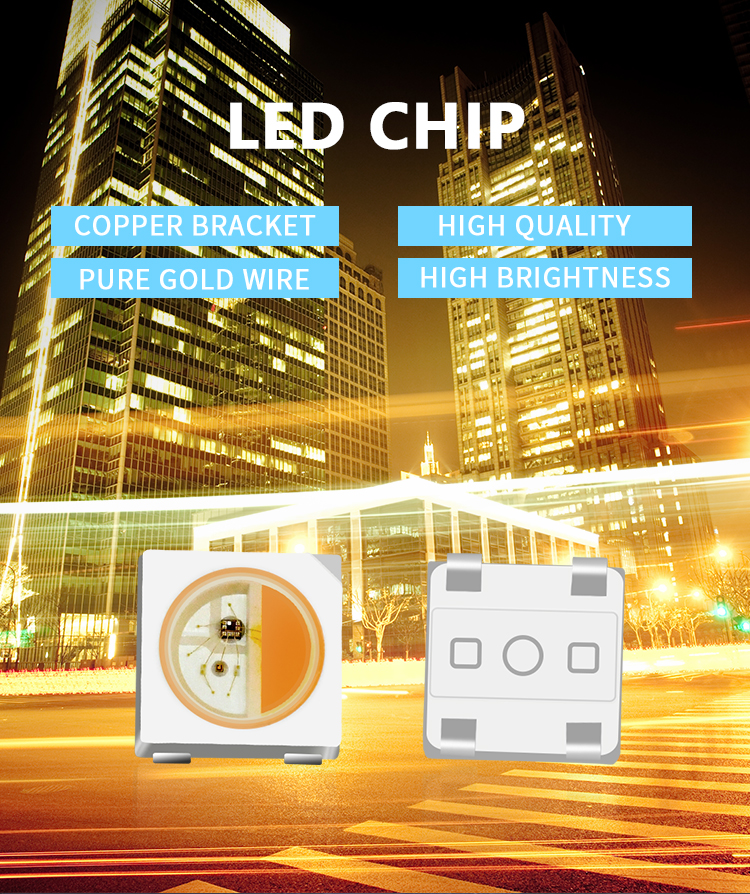 Smart Chips LED 5050 Light IC Buit-in 4pin 5v SMD 5050 RGBW SK6812 Ws2812 Ws2812b Led Chip