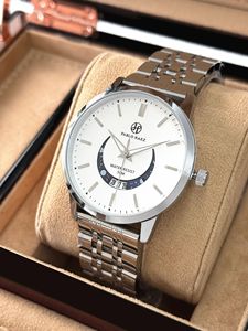 Nuevo reloj de cuarzo para hombre a la moda con correa de cuero, reloj para hombre asequible - Product Image 4