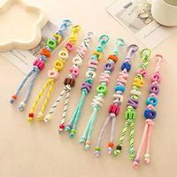 Porte-clés personnalisé tendance à faire soi-même, accessoire de clé artisanal, pendentif de sac en corde tressée, personnalisation exclusive