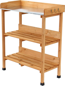 Table d'établi en <span class=keywords><strong>bois</strong></span> de couleur personnalisée table de travail plate-forme de plantation rempotage banc en <span class=keywords><strong>bois</strong></span> de bricolage - Product Image 3