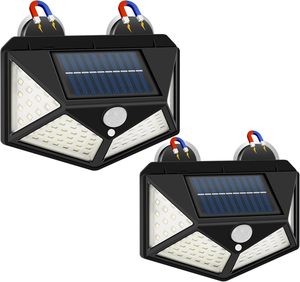 ไฟรั้วโซลาร์เซลล์ LED กันน้ำ IP65 พร้อมเซ็นเซอร์ตรวจจับความเคลื่อนไหวสำหรับภายนอกอาคาร มี 3 โหมดแสงสว่างสำหรับบ้าน - Product Image 1