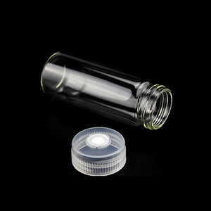 Tube à essai en verre borosilicate de 30 mm, autoclavable, avec bouchon ventilé, pour culture de tissus végétaux, pour la croissance des semis - Product Image 3