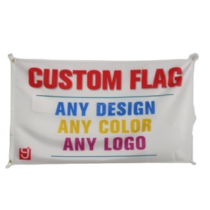 Banderas de Tela Oxford de Alta Calidad para Equipos de Fútbol, Personalizadas, Impresas por una o Dos Caras, Oferta Promocional para Empresas y Venta al Por Mayor - Product Image 2