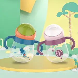 Nieuw Binnen Geïsoleerde Baby Kinderen Kinderen Karakter Sublimatie Drink Waterfles School Bpa Gratis Set Met Stro Kids