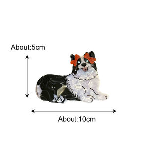 Pinzas de Pelo con Forma de <span class=keywords><strong>Cachorro</strong></span>, Simulación Dulce, Acetato, Brillantes y Elegantes, Accesorios para el Cabello de Niña, Veinte Tipos Diferentes de Pinzas de Pelo con Forma de Perro - Product Image 6