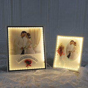 Giảm Thuế quan bán buôn Hot Bán Led gương acrylic tùy chỉnh led decoracion khung ảnh bảng ánh sáng - Product Image 4