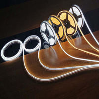 Bande lumineuse LED COB flexible DC 12V 24V 11W/M à haute efficacité, sans points, pour éclairage intérieur d'armoires