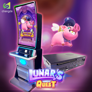 เครื่องเกมหยอดเหรียญขายส่ง ระดับไฮเอนด์ ปาร์ตี้ลิงค์ ลูนาร์ส เควสท์ 6 in 1 หน้าจอโค้งตั้งตรงขนาด 43 นิ้ว - Product Image 1