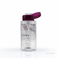 Bouteilles à presser en plastique PET de 100 ml pour pompe à Toner et huile de maquillage, bouteilles à bouchon rabattable pour Lotion cosmétique, liquide démaquillant pour le visage