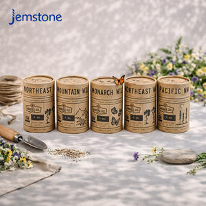 Caja de Embalaje de Tubos de Semillas de Flores Ecológicos y Reciclables, Cilindro de Papel Kraft para Alimentos, Café, Té y Especias - Product Image 4