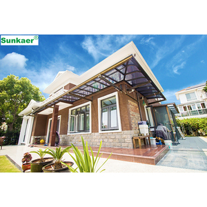Auvent de fenêtre personnalisé Offre Spéciale de haute résistance Auvent en polycarbonate pour portes et <span class=keywords><strong>terrasses</strong></span> Abri solaire - Product Image 4