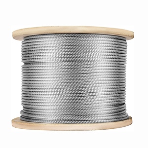 Cable de Acero Inoxidable 316 de 328FT, Cable de Acero Inoxidable de 1/8 de Pulgada, Cable de Acero 1x19 para Barandillas y Terrazas - Product Image 3