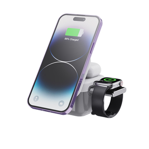 <span class=keywords><strong>Cargador</strong></span> Inalámbrico 3 en 1 con Soporte Magnético Desmontable para <span class=keywords><strong>Apple</strong></span> <span class=keywords><strong>Watch</strong></span>, Auriculares <span class=keywords><strong>y</strong></span> Teléfono Inteligente, Estaciones de Carga Rápida - Product Image 6