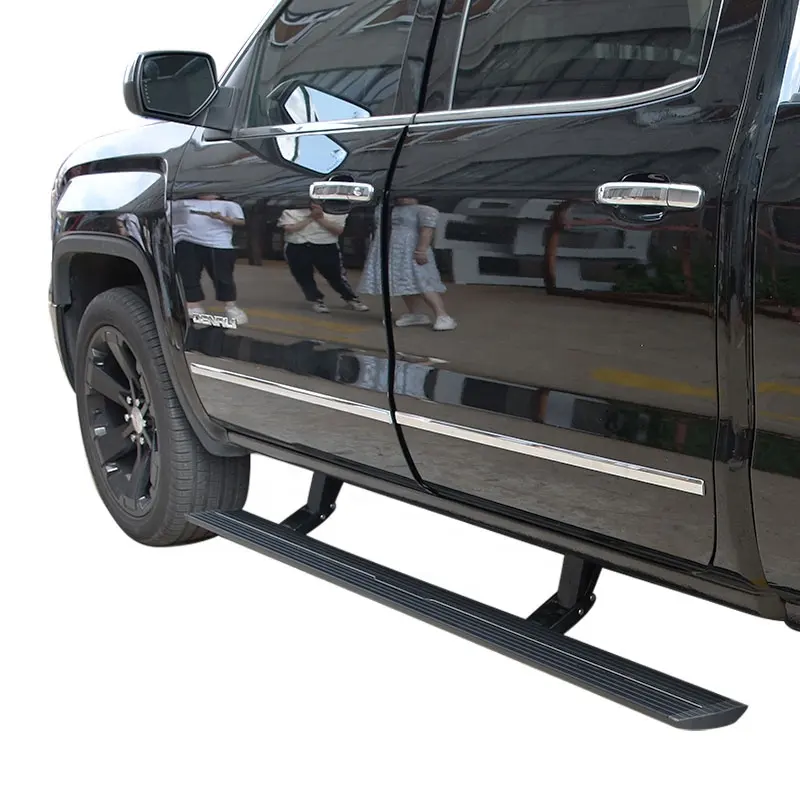 Noble 4x4 aluminium trois cadres de support marchepieds seuil électrique pour GMC SIERRA 2014 2018 pas de camion