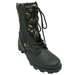 Bottes tactiques en cuir véritable noir de haute qualité, personnalisées en gros, directement de l'usine, tailles 39-46 - Product Image 2