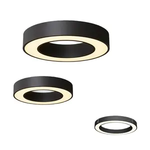 ECOJAS 30W Supplier Besr Sale Chandelier Ring Pendant Light China Modern LED Suspension Indoor Aluminum 120 3000-6000K 80-90lm/w
