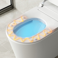 Nouveau design de toilette intelligente économie d'eau WC ensemble de toilette salle de bain automatique autonettoyant intelligent cuvette de toilettes en céramique avec bidet
