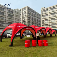 Tente publicitaire portable Tentspace pour l'extérieur, gonflables, logo personnalisé, dimensions personnalisées, pompe à air électrique pour salon professionnel/promotion