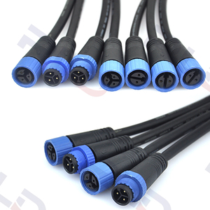 Cable de Alimentación Impermeable IP68 M15 de 3 Pines, Personalizado, Macho y Hembra, de Nailon, para Lámparas de Cultivo de Plantas, Conector OEM - Product Image 2