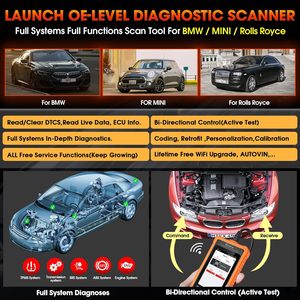 Magazzino ue 2025 lanciare CRE per <span class=keywords><strong>BMW</strong></span> sistema completo di diagnosi macchina per auto professionale OBD2 lettore di codici Automotive - Product Image 2