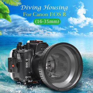 Seafrogs 40m/130ft 40M Caméra de Plongée Logement Pour <span class=keywords><strong>Canon</strong></span> EOS R Pour <span class=keywords><strong>Appareil</strong></span> <span class=keywords><strong>Photo</strong></span> avec 16-35mm lentille De Protection Sous-Marine Couverture - Product Image 2