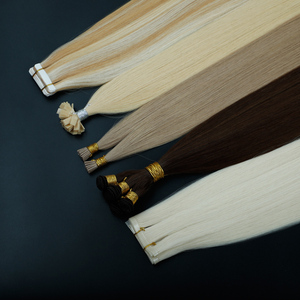 Leshine-microanillo de cabello humano, extensiones de cabello de trama de microcuentas, Remy - Product Image 6