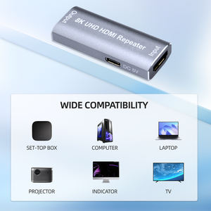 Amplificateur de signal en plastique pour répéteur d'amplificateur HDMI 8K avec prise en charge des formats audio <span class=keywords><strong>DTS</strong></span>-<span class=keywords><strong>HD</strong></span>/Dolby TrueHD/<span class=keywords><strong>DTS</strong></span>/Dolby <span class=keywords><strong>AC3</strong></span>/DSD - Product Image 6