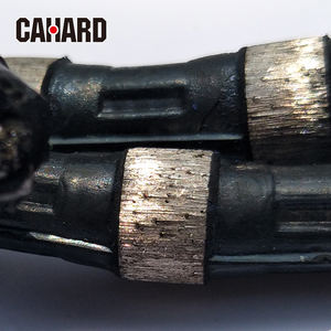 공장 판촉 11.5mm 소결 와이어 톱 다이아몬드 비드 로프 절단 와이어 톱 철근 콘크리트 절단 - Product Image 4