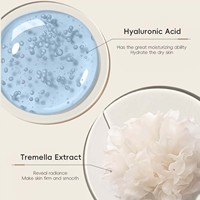 Crème Revitalisante Multi-Actions Naturelle (Collagène + Centella) - Anti-Rides, Combat la Matité, Récupère la Fermeté, Hydratation Rafraîchissante pour