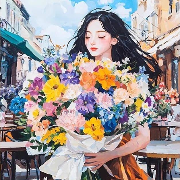 Novia sosteniendo flores-3