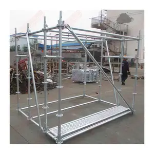 China Cheap Metal Scaffolding 4 Times Reinforced Scaffolding Mini Scaffolding