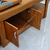 Kisen Wood Furniture Shampoo Bed Head Spa Japennes Hair Treatment Customized Salon Machine with Cabinet Stool