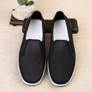 Chaussures en tissu respirant pour hommes et femmes semelle en cuir de vachette anti-dérapant décontracté Ay Tsao Style - Product Image 4