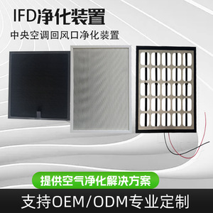 Módulo microelectrostático IFD de aleación de aluminio para la eliminación de polvo y purificación de aire para unidades de fan coil de aire acondicionado central. - Product Image 2