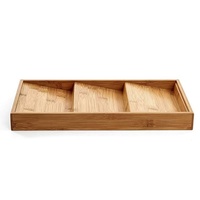 Tiroirs à insérer 16 cubes Porte-épices Accessoires pour casseroles de cuisine avec pots à épices Supports et étagères de rangement décoratifs en bambou pour comptoir