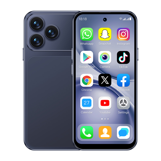 ONEMYTH A19Pro Mini Smartphone 4G Dual SIM 4.5" HD Mobile Phone 2000mAh 3GB+64GB Android 10.0 Play Store Small Cellphone Face ID
